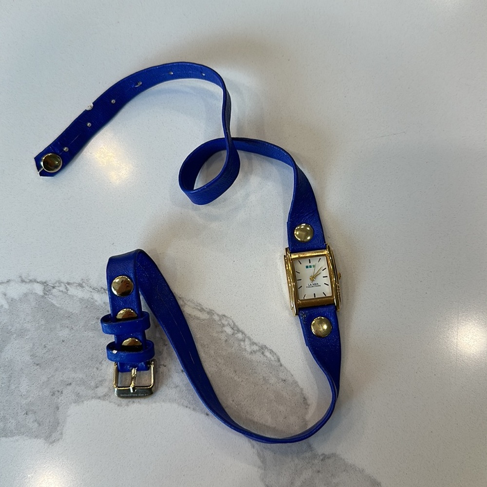 La Mer Blue Wrap Watch